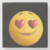 NIEDLICHER LIEBEVOLLER SteinUntersetzer (Vorderseite)