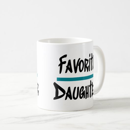 Niedlicher Lieblingstitel Kaffeetasse (VorderseiteRechts)