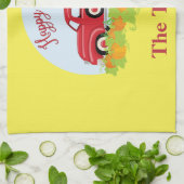 Niedlicher Lieferwagen Geschirrtuch (Gefaltet)