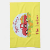 Niedlicher Lieferwagen Geschirrtuch (Vertikal)