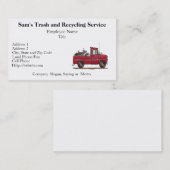 Niedlicher Lieferwagen-Zyklus Visitenkarte (Vorne/Hinten)