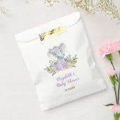 Niedlicher Lila Elefant / Lavendel Wasserfarben Geschenktütchen (Versiegelt)