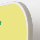 Niedlicher, lila Feigenfrucht-Cartoon Pickleball Schläger (Linke Seite)