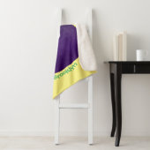 Niedlicher, lila Feigenfrucht-Cartoon Sherpadecke (Beispiel)