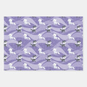 Niedlicher Lila Foxbär Name Weihnachten Kuwaii Geschenkpapier Set (Vorderseite)