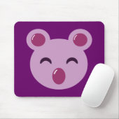 Niedlicher Lila Koala-Bär Mousepad (Mit Mouse)
