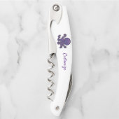 Niedlicher Lila Kraken Thunder_Cove Kellnermesser (Vorderseite)
