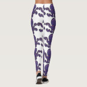 Niedlicher Lila Kraken Thunder_Cove Leggings (Rückseite)