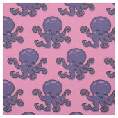 Niedlicher Lila Kraken Thunder_Cove Stoff (Muster)