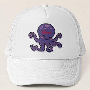 Niedlicher Lila Kraken Thunder_Cove Truckerkappe