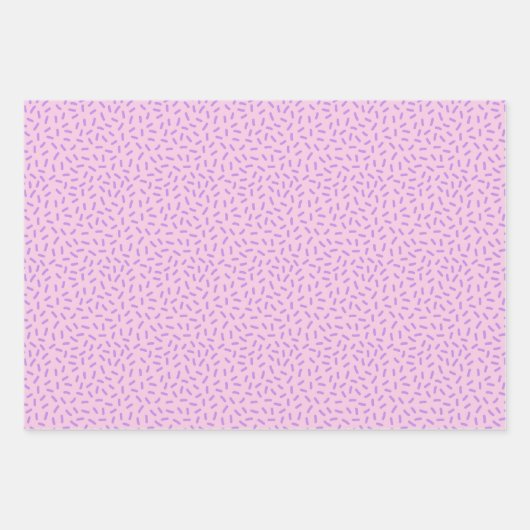 Niedlicher lila Kürbis und Gespenst Halloween Geschenkpapier Set (Vorderseite 3)