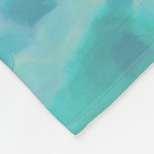 Niedlicher Lila Meerjungfrau Rosa Flamingo Fleecedecke (Ecke)