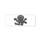 Niedlicher Lila Oktopus Thunder_Cove Gummistempel (Stempel)