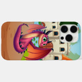 Niedlicher lila/roter Cartoon Case-Mate iPhone Hülle (Rückseite (Horizontal))