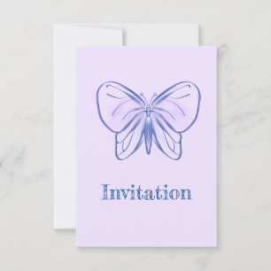 Niedlicher lila Schmetterling