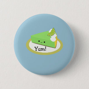 Niedlicher Limoner Kuchen Button