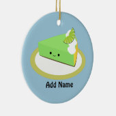 Niedlicher Limoner Kuchen Keramikornament (Rechts)