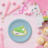 Niedlicher Limoner Kuchen Pappteller (Party)