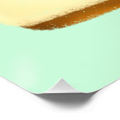 Niedlicher Limoner Kuchen Poster (Ecke)