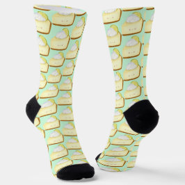 Niedlicher Limoner Kuchen Socken