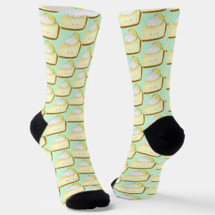 Niedlicher Limoner Kuchen Socken