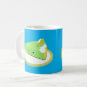 Niedlicher Limoner Kuchen Zweifarbige Tasse (Vorderseite Links)