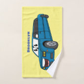 Niedlicher Limousinen-Cartoon Badhandtuch Set (Handtuch)