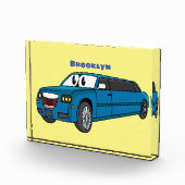 Niedlicher Limousinen-Cartoon Fotoblock (Rechts)