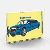 Niedlicher Limousinen-Cartoon Fotoblock (Links)