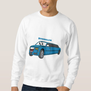 Niedlicher Limousinen-Cartoon Sweatshirt