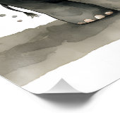 Niedlicher LIttle Elephant mit Balloons-Kindergebu Poster (Ecke)