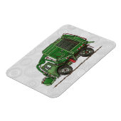 Niedlicher LKW-LKW Magnet (Linke Seite)