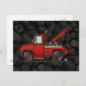 Niedlicher LKW-Recker Postkarte (Vorne/Hinten)