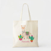 Niedlicher Llama Cactus Lover Tragetasche (Vorne)