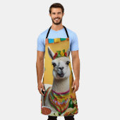 Niedlicher Llama Schürze (Getragen)
