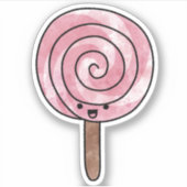 Niedlicher Lollipop Aufkleber (Vorderseite)