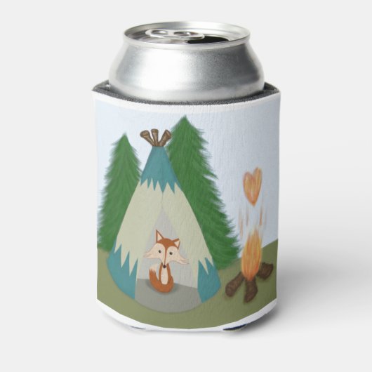 Niedlicher Lone Fox Dosenkühler (Kanne Rückseite)