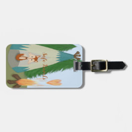 Niedlicher Lone Fox Gepäckanhänger