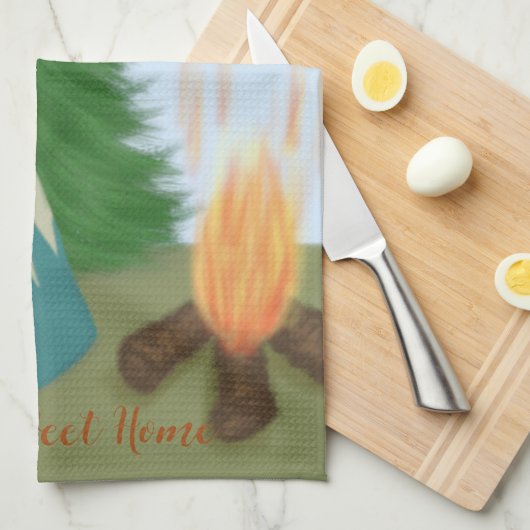 Niedlicher Lone Fox Geschirrtuch (Viertel Falte)