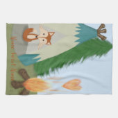 Niedlicher Lone Fox Geschirrtuch (Horizontal)