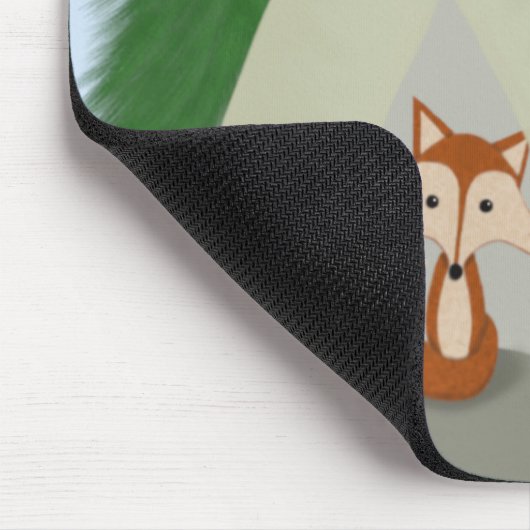 Niedlicher Lone Fox Mousepad (Ecke)