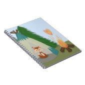 Niedlicher Lone Fox Notizblock (Rechte Seite)