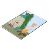 Niedlicher Lone Fox Notizblock (Linke Seite)