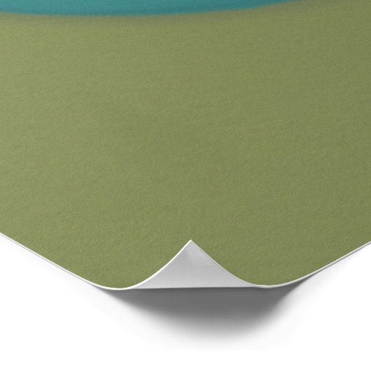 Niedlicher Lone Fox Poster (Ecke)