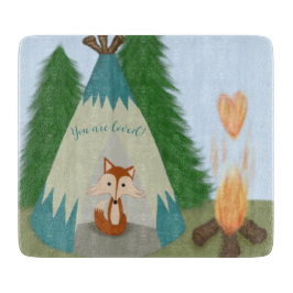 Niedlicher Lone Fox Schneidebrett