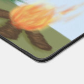 Niedlicher Lone Fox Schreibtischunterlage (Ecke)