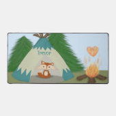 Niedlicher Lone Fox Schreibtischunterlage (Vorderseite)