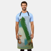 Niedlicher Lone Fox Schürze (Getragen)