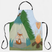 Niedlicher Lone Fox Schürze (Vorderseite)