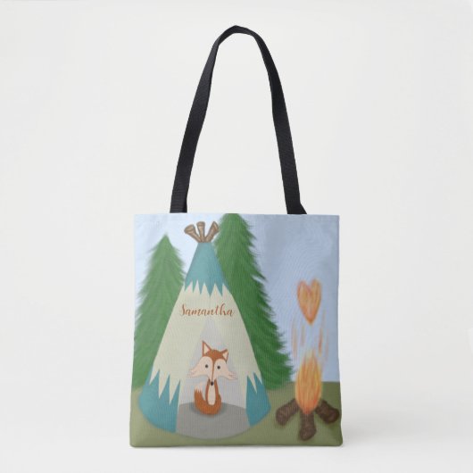 Niedlicher Lone Fox Tasche (Vorderseite)